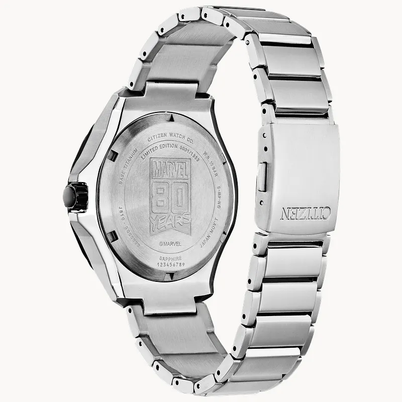 Marvel 80th Anniversary Blue Dial Super Titanium Bracelet AW1548 Marvel 80th Anniversary Blue Dial Super Titanium Bracelet AW1548